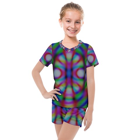 Carnivale Kids  Mesh Tee And Shorts Set by Angelandspot