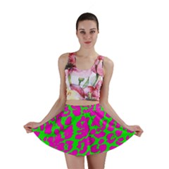 Neon Big Cat Mini Skirt by Angelandspot