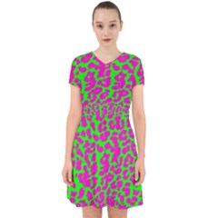 Neon Big Cat Adorable In Chiffon Dress by Angelandspot