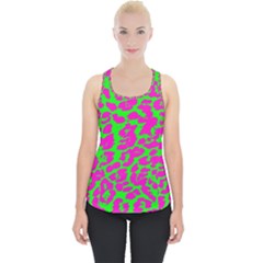 Neon Big Cat Piece Up Tank Top by Angelandspot