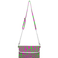 Neon Big Cat Mini Crossbody Handbag by Angelandspot