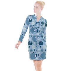 Agatonia Pattern Button Long Sleeve Dress by MooMoosMumma