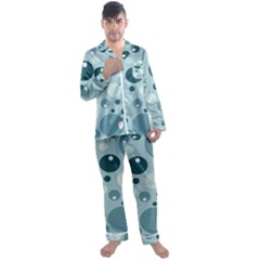 Agatonia Pattern Men s Long Sleeve Satin Pyjamas Set by MooMoosMumma