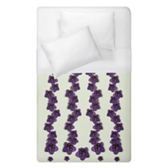 Blue Flowers Of Peace Small Of Love Duvet Cover (single Size) by pepitasart