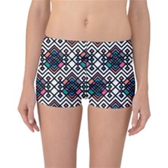 Boho Geometric Reversible Boyleg Bikini Bottoms