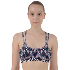 Boho Geometric Line Them Up Sports Bra