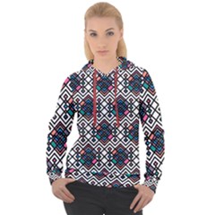 Boho Geometric Women s Overhead Hoodie