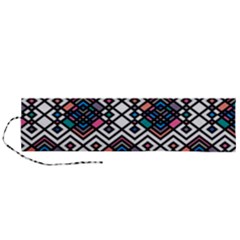 Boho Geometric Roll Up Canvas Pencil Holder (l)