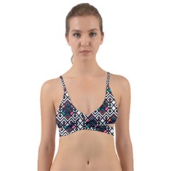 Boho Geometric Wrap Around Bikini Top