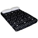 Ethnic Black And White Geometric Print Fitted Sheet (Queen Size) View2