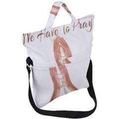 Panther World Limited Edition Prayer  Fold Over Handle Tote Bag by Pantherworld143