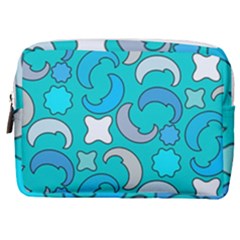 Cloudy Blue Moon Make Up Pouch (medium) by tmsartbazaar