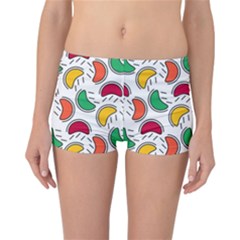 Geometric Fruity Reversible Boyleg Bikini Bottoms by tmsartbazaar