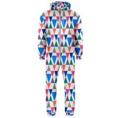 Multicolor Triangle Hooded Jumpsuit (men)  by tmsartbazaar