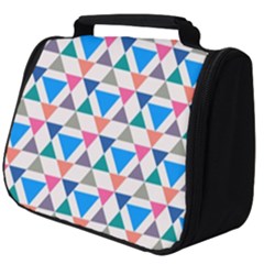 Multicolor Triangle Full Print Travel Pouch (big) by tmsartbazaar