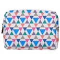 Multicolor Triangle Make Up Pouch (Medium) View1