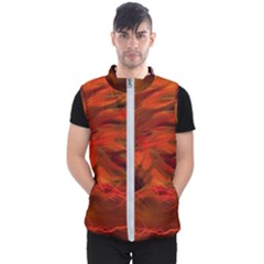 Fire Lion Flame Light Mystical Men s Puffer Vest