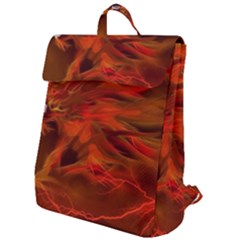Fire Lion Flame Light Mystical Flap Top Backpack