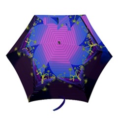 Blue Club Mini Folding Umbrellas