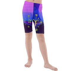 Blue Club Kids  Mid Length Swim Shorts