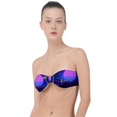 Blue Club Classic Bandeau Bikini Top  by Mariart