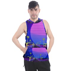 Blue Club Men s Sleeveless Hoodie