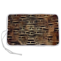 Textures Brown Wood Pen Storage Case (s)