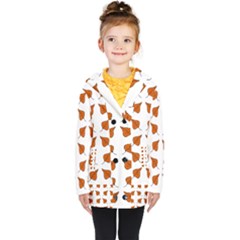 Fallen Leaves Autumn Kids  Double Breasted Button Coat by HermanTelo