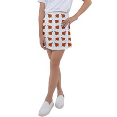 Fallen Leaves Autumn Kids  Tennis Skirt