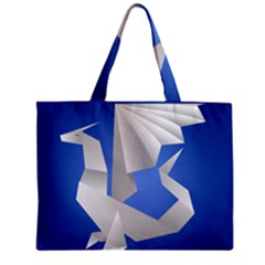 Origami Dragon Zipper Mini Tote Bag