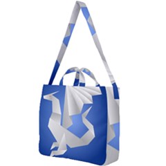 Origami Dragon Square Shoulder Tote Bag