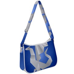 Origami Dragon Zip Up Shoulder Bag by HermanTelo