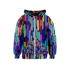 Abstract Line Kids  Zipper Hoodie