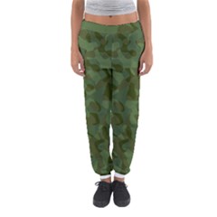 Green Army Camouflage Pattern Women s Jogger Sweatpants by SpinnyChairDesigns