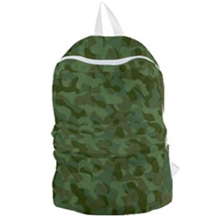 Green Army Camouflage Pattern Foldable Lightweight Backpack by SpinnyChairDesigns