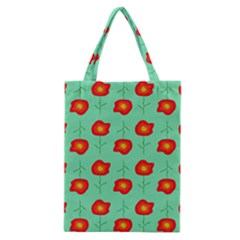 Flower Pattern Ornament Classic Tote Bag