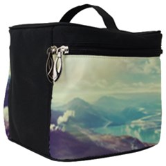 Landscape Mountains Lake River Make Up Travel Bag (big) by HermanTelo