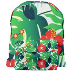 Tropical Leaf Flower Digital Giant Full Print Backpack