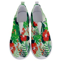 Tropical Leaf Flower Digital No Lace Lightweight Shoes
