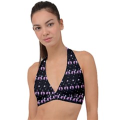 Galaxy Unicorns Halter Plunge Bikini Top by Sparkle