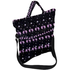 Galaxy Unicorns Fold Over Handle Tote Bag by Sparkle