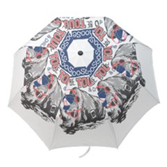 Choose To Be Tough & Chill Folding Umbrellas by Bigfootshirtshop