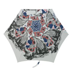 Choose To Be Tough & Chill Mini Folding Umbrellas by Bigfootshirtshop