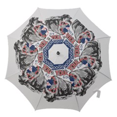 Choose To Be Tough & Chill Hook Handle Umbrellas (large) by Bigfootshirtshop