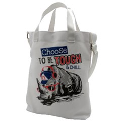 Choose To Be Tough & Chill Canvas Messenger Bag