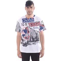 Choose To Be Tough & Chill Men s Sport Mesh Tee