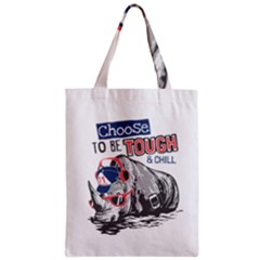 Choose To Be Tough & Chill Zipper Classic Tote Bag by Bigfootshirtshop