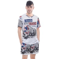 Choose To Be Tough & Chill Men s Mesh Tee And Shorts Set