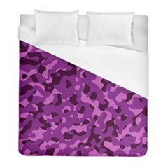 Dark Purple Camouflage Pattern Duvet Cover (Full/ Double Size)