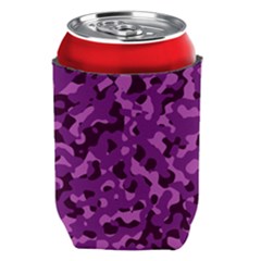 Dark Purple Camouflage Pattern Can Holder